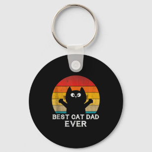 Cat Dad Ever - Funny Cats Tank Top  Key Ring