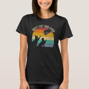 Cat Dad for Fur Daddies Vintage Retro 1 T-Shirt