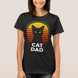 Cat Dad Funny Cat Lover Matching Cat Couple Men's T-Shirt
