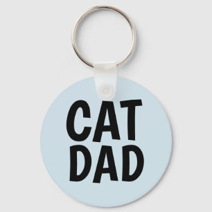 CAT DAD Keychains
