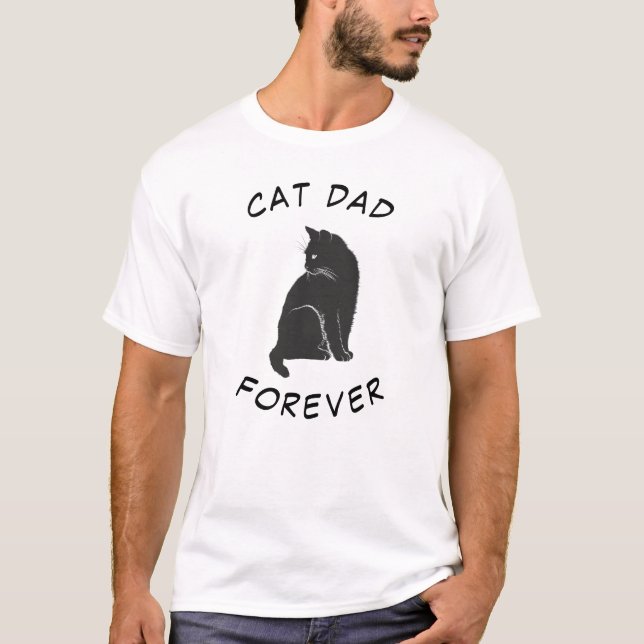 Cat Dad (light) T-Shirt (Front)
