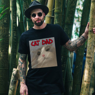CAT DAD MENS CAT LOVER T-SHIRTS