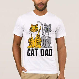 CAT DAD MEN'S CAT T-SHIRTS