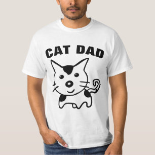 CAT DAD MENS T-Shirts