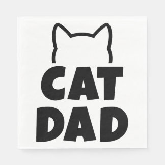 cat dad  napkin