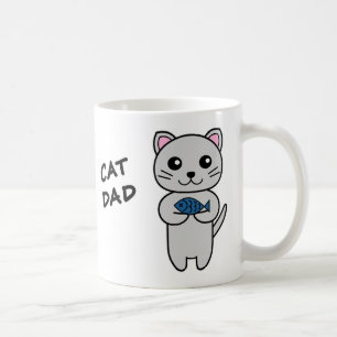 CAT DAD Personalised Coffee Mug