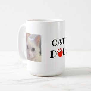 Cat Dad Quote Photo Personalised Coffee Mug