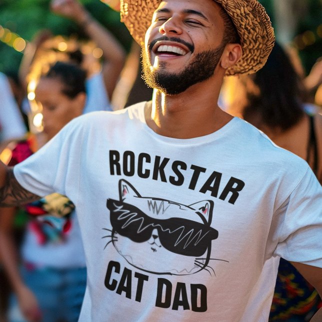 CAT DAD ROCKSTAR T-Shirts (Creator Uploaded)