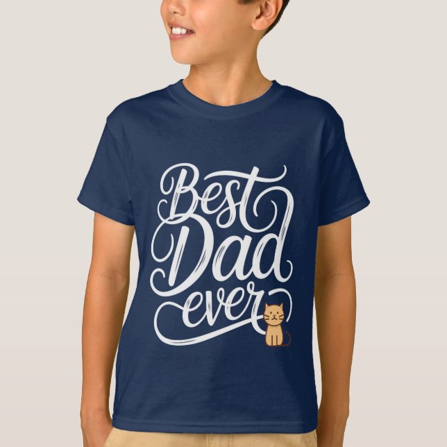  Cat Dad T-Shirt (Front)
