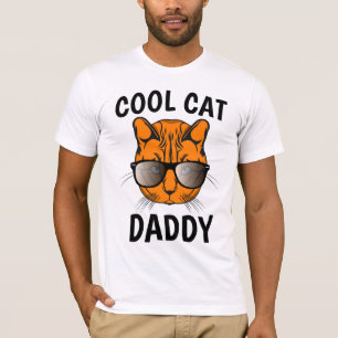 CAT DAD T-Shirts, Ginger Mens T-shirts