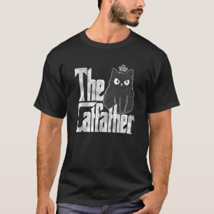 Cat Dad The Catfather Crazy Bad Cat Father Kitty D T-Shirt