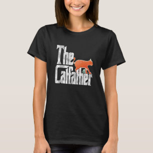 Cat Dad The Catfather Crazy Cat Father Kitty Daddy T-Shirt