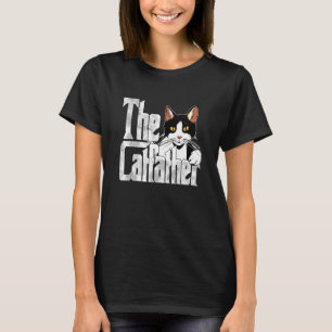 Cat Dad The Catfather Crazy Cat Father Kitty Daddy T-Shirt