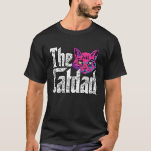 Cat Dad The Catfather Crazy Cat Father Kitty Daddy T-Shirt