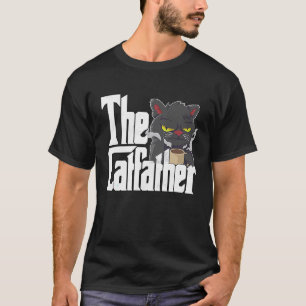 Cat Dad The Catfather Crazy Coffee Cat Father Kitt T-Shirt
