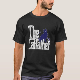 Cat Dad The Catfather Crazy Coffee Cat Father Kitt T-Shirt