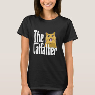 Cat Dad The Catfather Cute Meme Cat Father Kitty D T-Shirt
