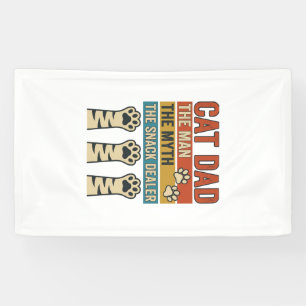 Cat Dad The Snack Dealer Vintage Cat Lover Shirt_1 Banner