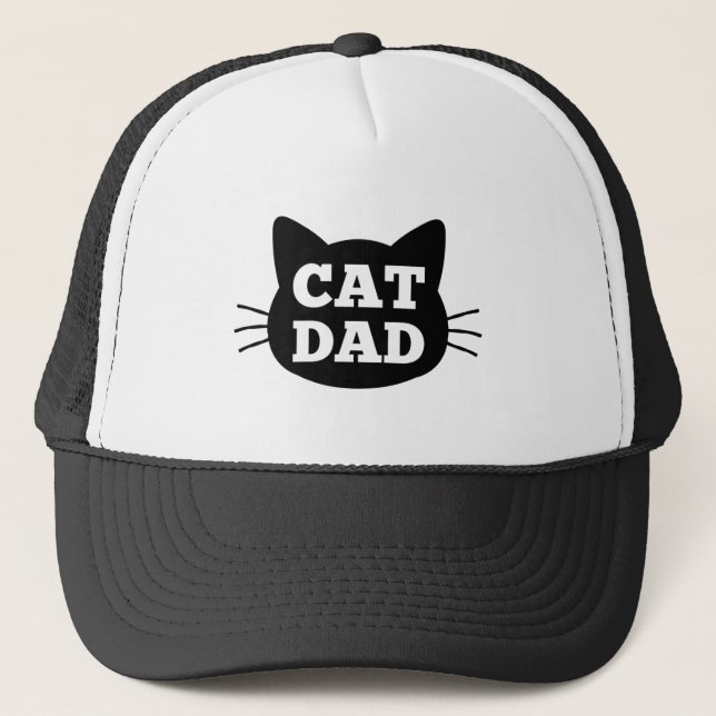 Cat Dad  Trucker Hat (Front)