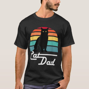 Cat Dad - Vintage Style Cat Lover Gift T-Shirt