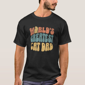 Cat Dad World's Greatest Cat Dad T-Shirt
