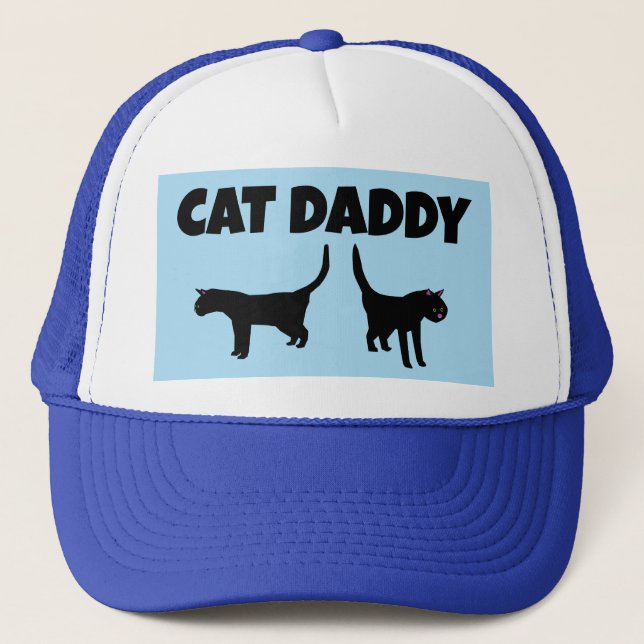 CAT DADDY DAD BALL CAPS HATS (Front)