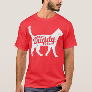 Cat Daddy Dad Pet Lover Fathers Day Men  T-Shirt