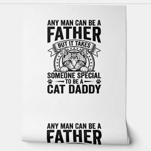 Cat Daddy Father Quote Vintage Engraving T-Shirt D Wallpaper