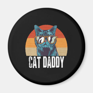 Cat Daddy Funny Cat Gift For Fathers Day Magnet