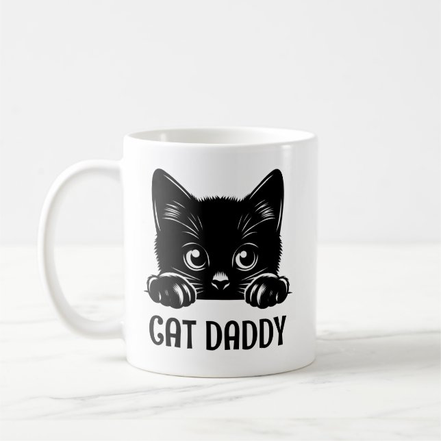 Cat Daddy | Perfect for Cat Dad on Cat Dad Coffee Mug (Left)