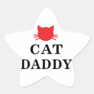 Cat Daddy Star Stickers