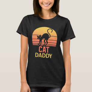 Cat Daddy Vintage 80s Style Ca Mens Retro Distress T-Shirt