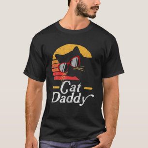 Cat Daddy Vintage 80S Style Cat Retro Sunglasses D T-Shirt