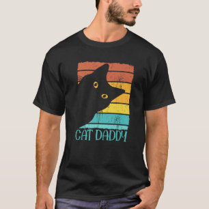 Cat Daddy Vintage Cat 80S Retro Style, Funny Cat D T-Shirt