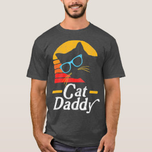 Cat Daddy Vintage Eighties Style Cat Hipster T-Shirt