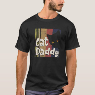 Cat Daddy Vintage Eighties Style Cat Retro Distres T-Shirt