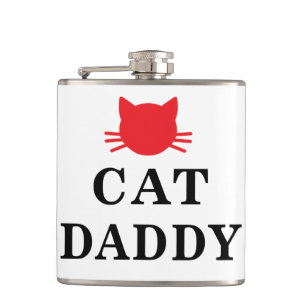 Cat Daddy Vinyl Wrapped Flask