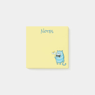 Cat & Daisy Post-It Notes