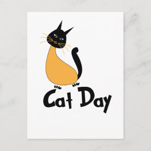 Cat Day  Postcard