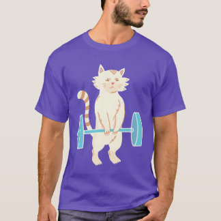 Cat Deadlift Cat Powerlifting T-Shirt