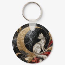 Cat Deco Keychain