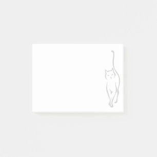 Cat Delicate Post-it Notes