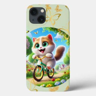 cat design iPhone 13 case