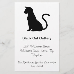 Cat Design Cattery Flyer
