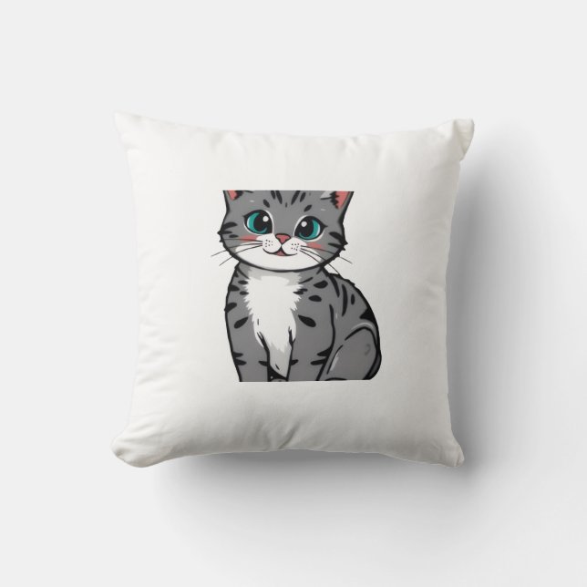 Cat design  cushion (Front)