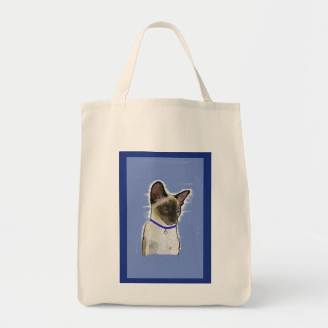 Cat Design Tote Bag (Front)