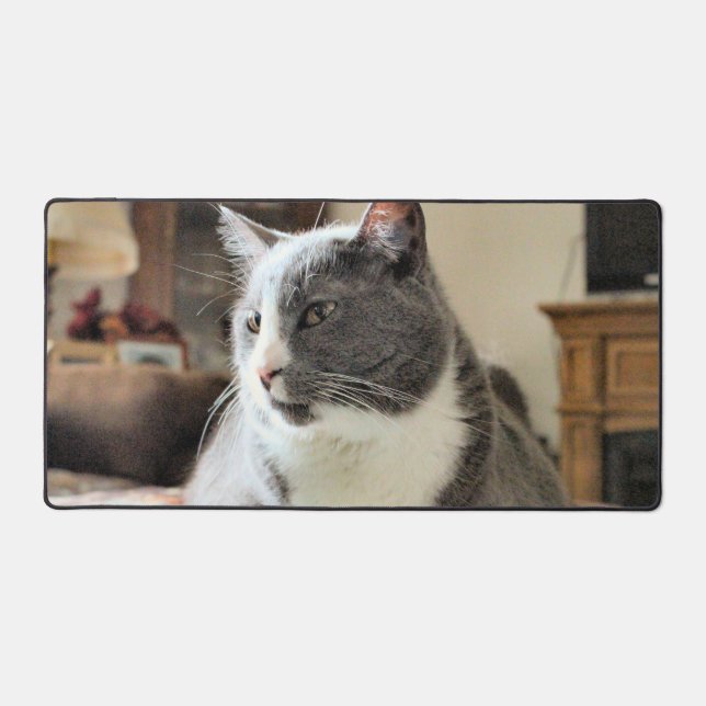 Cat Desk Mat (Front)