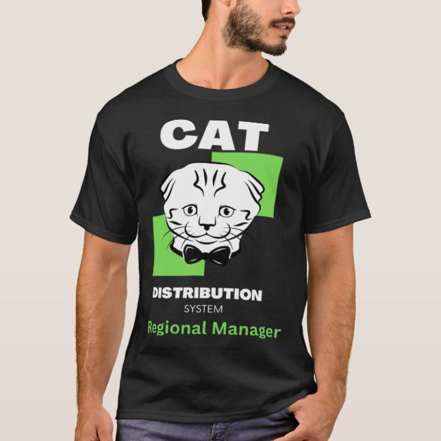 Cat Distributions Regional Manager T-Shirt (Front)