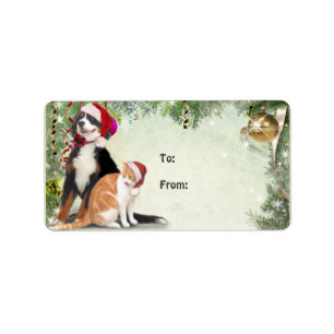 Cat & Dog Gift Tag