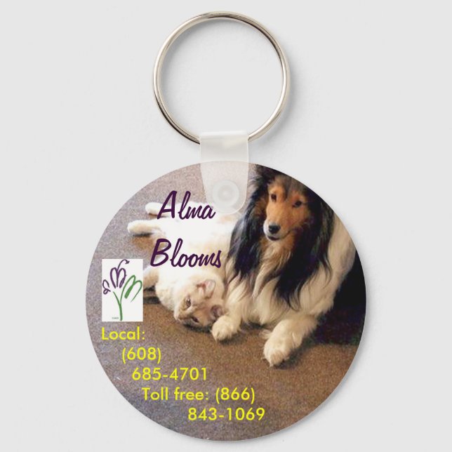 Cat & Dog Key Ring (Front)